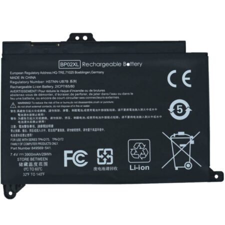 Othbp02Xl Batería 7.7V Para HP Pavilion Pc 15 Series 15-Aw000 15-Au000 Bp02Xl –