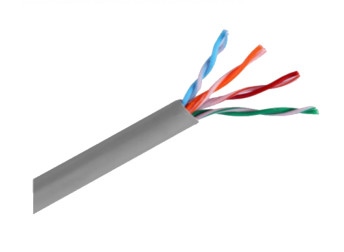 Saxxon Outp5Ecca305G – Bobina De Cable Utp Cat5E/ 305 Metros/ Cca/ Color Gris/ Uso Interior/ Cert Iso9001/ Ul 444/ Rosh/ Ansi/ Tia/ Ei-568B