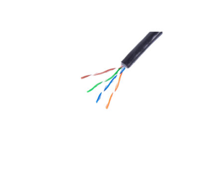 Saxxon Outp5Eccaext – Cable Utp Cca / Categoria 5E / Color Negro / Exterior / 305 Mts / 4 Pares / Doble Forro/