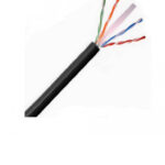 Saxxon Outp6Cop305Ne - Bobina De Cable Utp Cat6 100% Cobre, 305 Metros, Exterior, Con Cubierta Ldpe, 4 Pares, Cumple Con Iso/Iec 11801 Ed2, Eia/Tia568