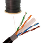 Saxxon Outpcat6Ccaext- Cable Utp Cca De 305M, Categoría 6 Para Exteriores, Con Doble Forro Y Color Negro