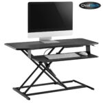 Estación De Trabajo De Pie Y Sentado Ovaltech Ovdesk-950Mm De 950X400Mm -