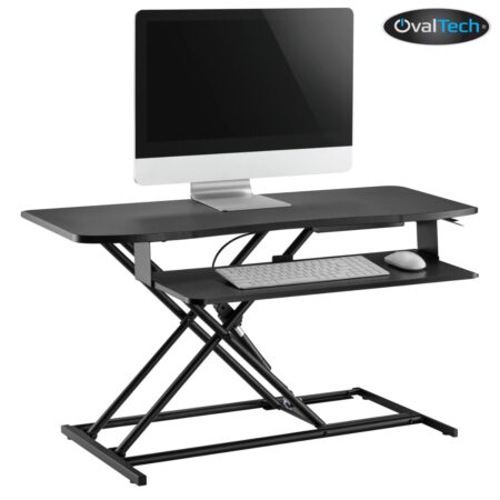 Estación De Trabajo De Pie Y Sentado Ovaltech Ovdesk-950Mm De 950X400Mm –