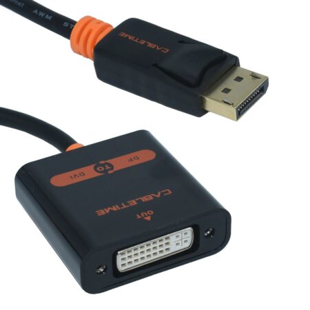 Adaptador Displayport A DVI Ovdp-DVI Ovaltech 4K/30Hz Dp1.2 –