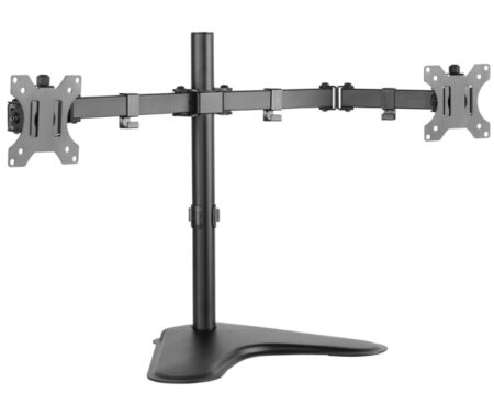 Soporte De Escritorio Ovaltech Ovme-D1332 Para 2 Monitores LCD De 13 Pulgadas A 32 Pulgadas (Resistencia 8Kgs) –