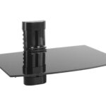 Repisa Flotante Estante En Vidrio Templado Ovrep-291 Ovaltech De 36 Cm