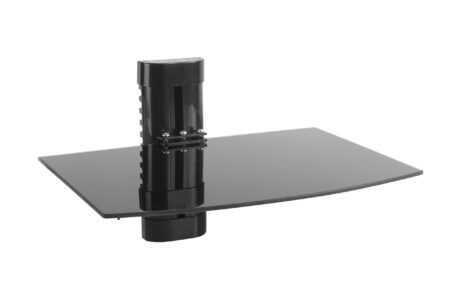 Repisa Flotante Estante En Vidrio Templado Ovrep-291 Ovaltech De 36 Cm