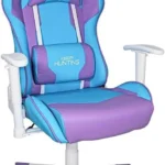 Silla Ocelot Gaming Osa-06 Azul-Morado/Hasta 150Kg/Vinipiel/Ajustable/Descansabrazos 2D/Piston Clase 4/Reclinable 90-155°
