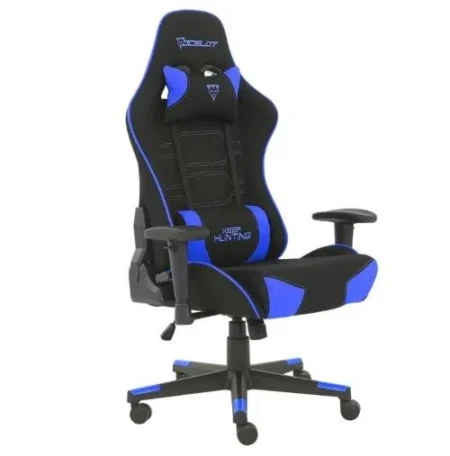 Silla Gamer Ocelot Gaming OS-Scorpion Color Negro, Hasta 150 Kg, Piel Sintetica, Reposabrazos 4D, Reclinable 170°
