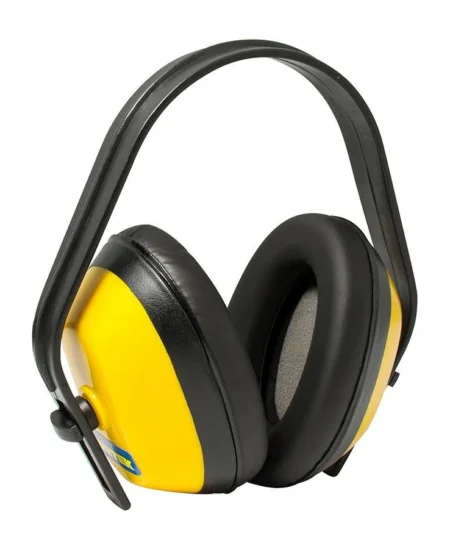 Orejera Para Proteccion Auditiva Surtek 137345 Ajustable/Nrr 17Db/Almohadillas De Poliuretano/Negro-Amarillo