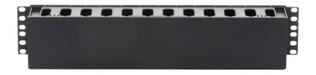 Organizador De Cables Horizontal Linkedpro De 2U Para Rack De 19″, Resistente A Deformaciones Y Rayones, Lp-Org-02
