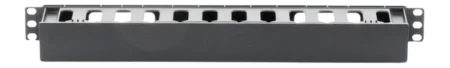 Organizador De Cables Horizontal De 1U Para Rack De 19″ Linkedpro Fabricado En Polimero Resistente A Deformaciones Y Rayones, Lp-Org-01