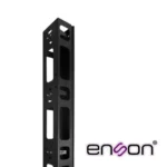 Organizador De Cables Vertical Enson Para Rack De 42Ur Con Ventanas De Acceso De Cableado Ens-Vm42