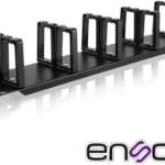 Organizador Horizontal Frontal Para Rack Enson Ens-Cmr24 2Ur Peines De Policarbonato Para Mayor Proteccion Y Mejor Acceso Cumple Con Norma Eia