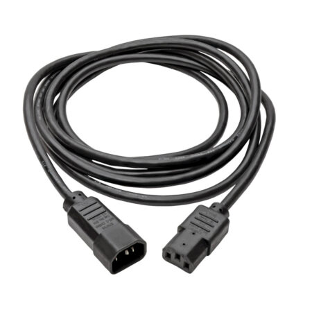 Cable De Extension Computadora Pc C14/C13 10A 18Awg 3.05M