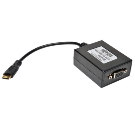 Adaptador Convertidor Tripp-Lite P131-06N-Mini - Negro, HDMI, VGA