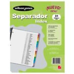 Separador P/Carpeta 31 Divisiones Wilson Jones P1366