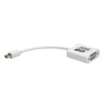 Adaptador Convertidor Tripp-Lite P137-06N-VGA - Color Blanco, Mini Displayport, Macho/Hembra
