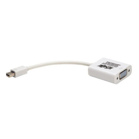 Adaptador Convertidor Tripp-Lite P137-06N-VGA - Color Blanco, Mini Displayport, Macho/Hembra