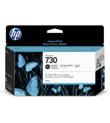 HP 730 Negro Foto 130Ml Tinta Amplio Formato P2V67A
