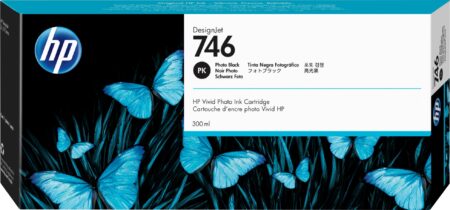 Cartucho De Tinta HP P2V82A Lf 746 Color Negro Foto 300 Ml