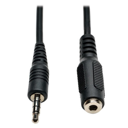 Cable De Extensión Para Diadema Tripp-Lite P318-006-Mf – 1, 83 M, 3.5Mm, Negro