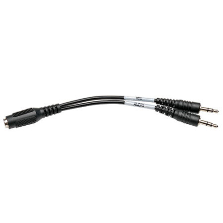 Adaptador Divisor De Diadema Tripp-Lite P318-06N-Fmm – Negro, 0, 13 M