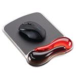 Alfombrilla Para Ratón Y Reposamuñecas Kensington® Duo Gel Rojo Negro P5116