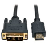 Cable HDMI Tripp-Lite P566-010 - 3, 05 M, HDMI, DVI-D, Negro