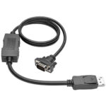 Cable Displayport Tripp-Lite P581-003-VGA - 0, 91 M, Hd15, Negro