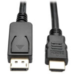 Cable Adaptador Tripp-Lite P582-006-V2 - 1.83 M, Displayport, HDMI, Negro