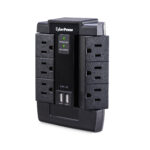 Cyberpower P600Wsurc1 6-Outlet Home Office Surge Protector Wall