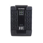 Cyberpower P600Wsurc1 6-Outlet Home Office Surge Protector Wall