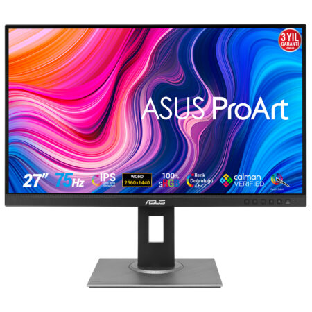 Monitor 27″ ASUS Pa278Qv Quad/LED/HD/2560X1440/Tr 5Ms/75Hz/DP/HDMI/DVI/Vesa/Precision De Color
