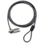 Candado De Seguridad P/Laptop Targus Pa410U 2 Metros/Color Negro/De Combinacion