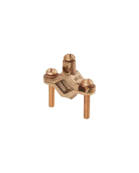 Abrazadera De Bronce Panduit Gpc2-1D-C Para Tierra Fisica Para Conductor 2 Awg