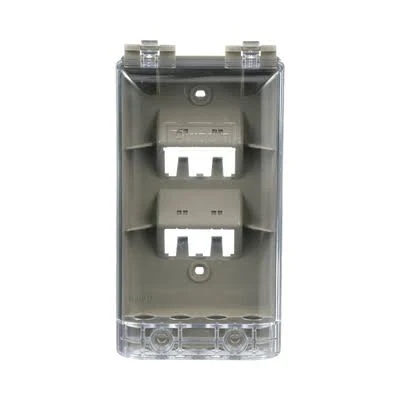 Placa De Pared 4 Puertos Mini-Com Panduit Cfpwr4Cig/Resistente Al Agua Con Proteccion Ip56/ Vertical/Gris