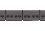 Patch Panel Panduit Cp24688Bl Con 24 Acopladores Mini-Com/Plano/Cat6/1Ur/Color Negro
