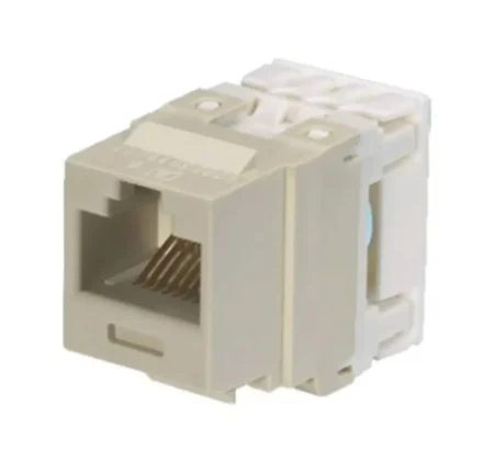 Conector Jack Estilo 110 (De Impacto) Panduit Nk6X88Mbu, Tipo Keystone, Categoria 6A, De 8 Posiciones Y 8 Cables, Color Azul