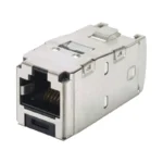 Conector Jack RJ45 Cat5E Panduit Cj5E88Tbl Estilo T/Mini-Com/8 Posiciones/8 Cables/Color Negro