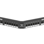 Patch Panel De Impacto (110) Panduit Dpa246X88Tgy, Angulado, Categoria 6A, De 24 Puertos, 1U