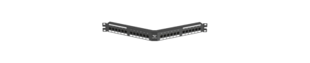 Patch Panel De Impacto (110) Panduit Dpa246X88Tgy, Angulado, Categoria 6A, De 24 Puertos, 1U