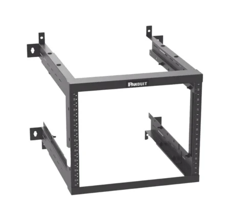 Rack Panzone De Montaje En Pared Panduit, De 19In, Profundidad Ajustable, Rieles Numerados Y Roscados 12-24, 9 Ur, Color Negro, Awmr9