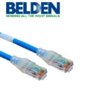 Cable Patch Cord Cat6A Belden Cad1106004/1.2 Metros/Azul/4 Pares/28Awg Trenzado/Uso Interior/Cobre Estañado