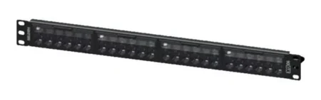 Patch Panel 24 Puertos Rj-45 Belden Rv6Ppf1U24Bk Cat6+/1 Unidad De Rack Herramienta Compatible Rvutt01/Uso Interior/Calibre 23-24 Awg/Negro