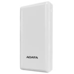 Power Bank Adata C20 Pbc20-Wh 20.000Mah USB/5V/15W/Color Blanco