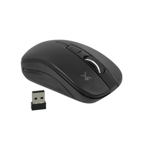 Mouse Perfect Choice Pc-044758, Negro, 3 Botones, RF Inalámbrico, Óptico, 1600 Dpi