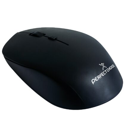 Mouse Inalámbrico Con Sensor Óptico Conector USB 1600 Dpi Root Pro Color Negro | Perfect Choice