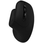 Mouse Inalámbrico Diseño Vertical Click Silencioso Snouse Color Negro | Perfect Choice