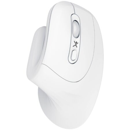 Mouse Inalámbrico Diseño Vertical Click Silencioso Snouse Color Blanco | Perfect Choice